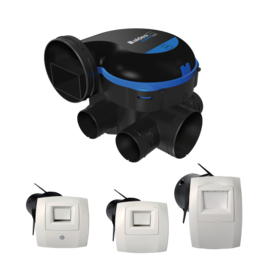 Kit EasyHOME HYGRO Classic avec Bouches BAHIA® CURVE ELEC